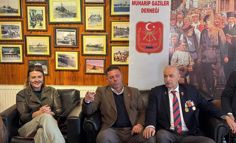 Chp Gaziler Derneğini Ziyaret Etti