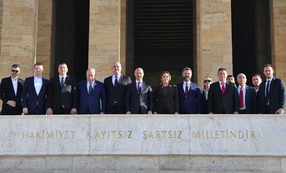 Chp Tekirdağ İl Başkanlığından Anıtkabir'e Ziyaret
