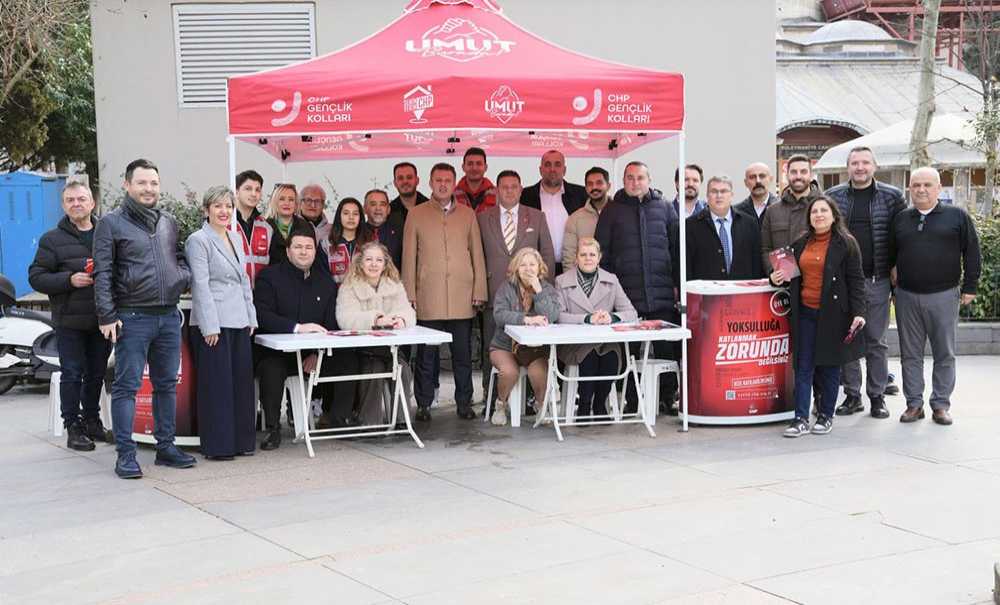 Chp Üye Standı Açtı