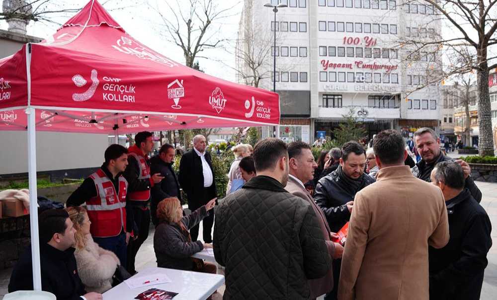 Chp Üye Standı Açtı