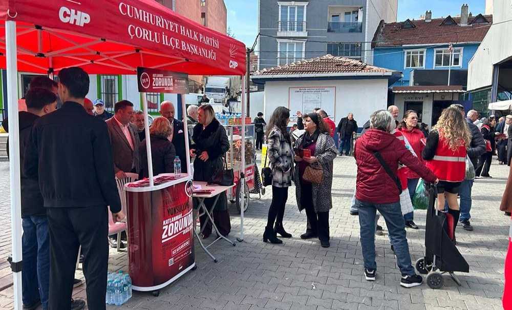 Chp Üyelik Standı Açtı