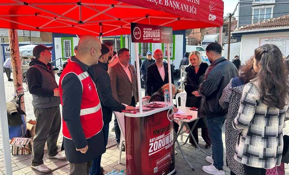 Chp Üyelik Standı Açtı