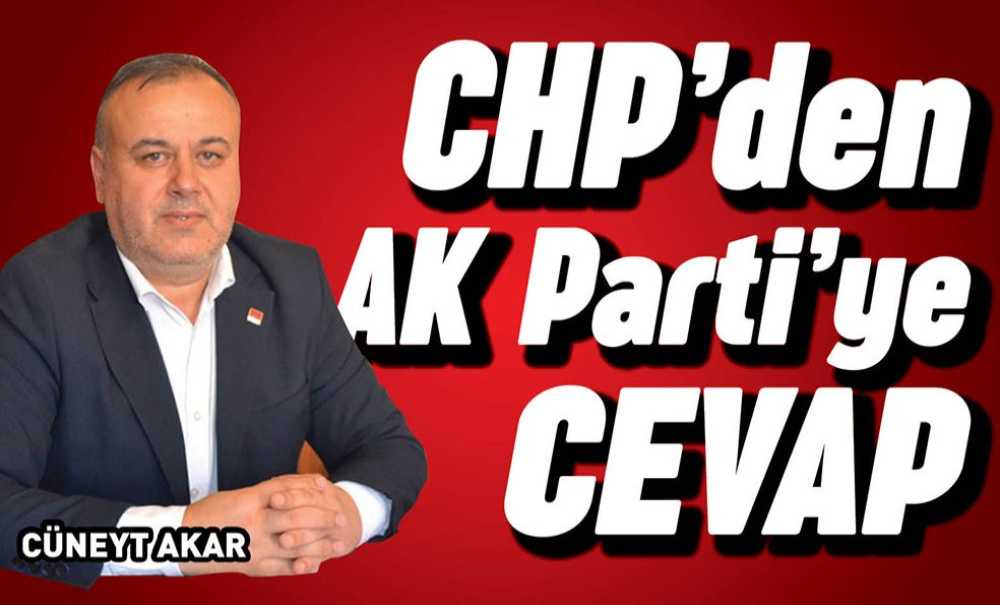 Chp'den Ak Parti'ye Cevap