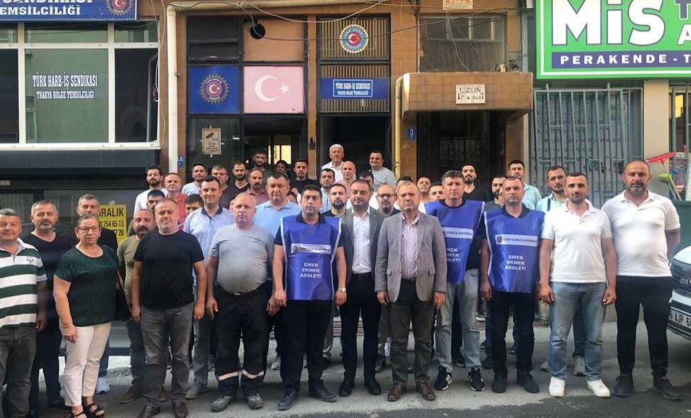 Chp'den Harb-İş'e Destek Ziyareti