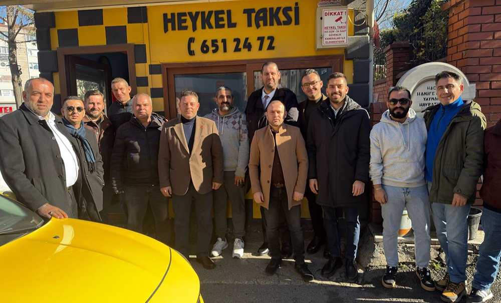 Chp'den Taksici Esnafına Ve Derneklere Ziyaret