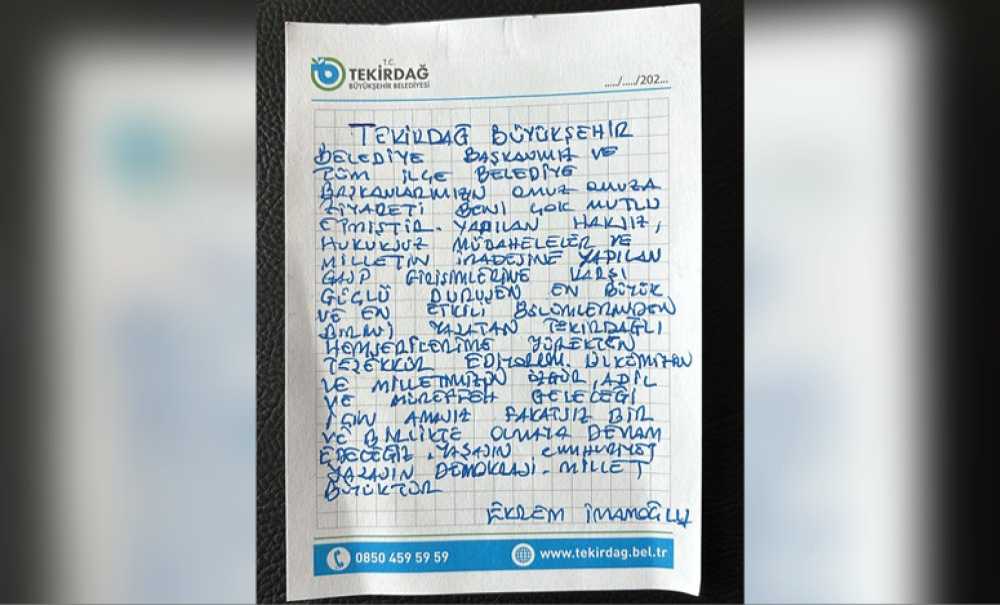 Chp'li Başkanlar İmamoğlu'nu Ziyaret Etti