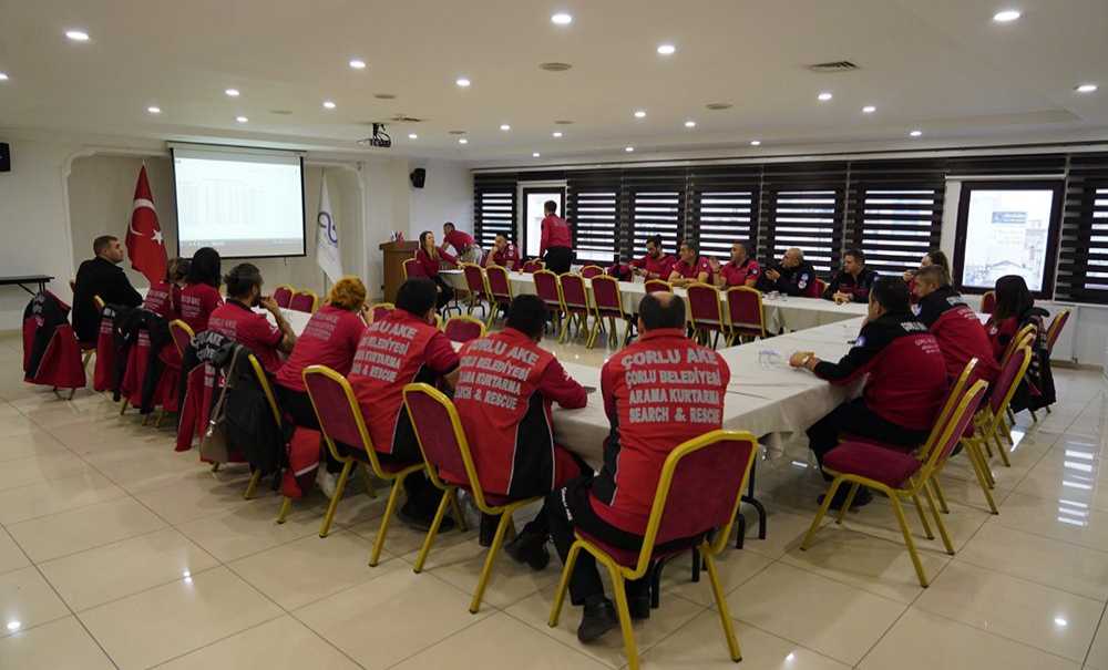 Çorlu Ake, Eğitimlerini Güncelledi