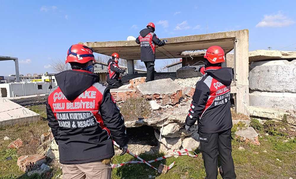 Çorlu Ake'nin Eğitimleri Sürüyor