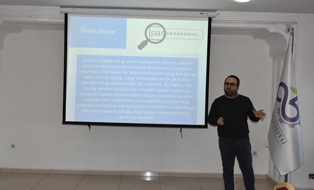 Çorlu Belediyesi'nden Çalışanlarına Güvenli Veri Eğitimi