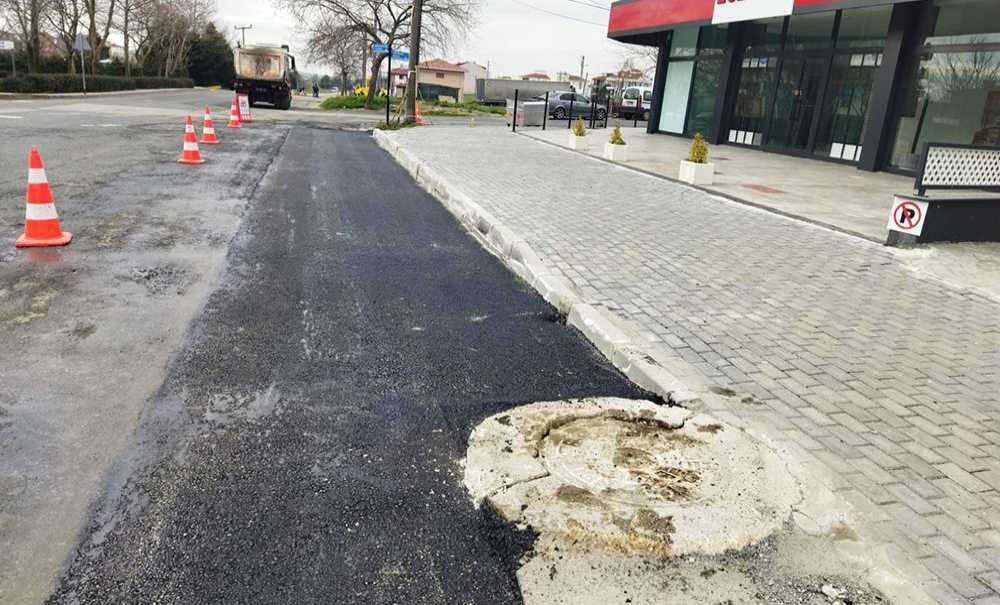 Çorlu Belediyesi'nden Hummalı Yol Çalışması