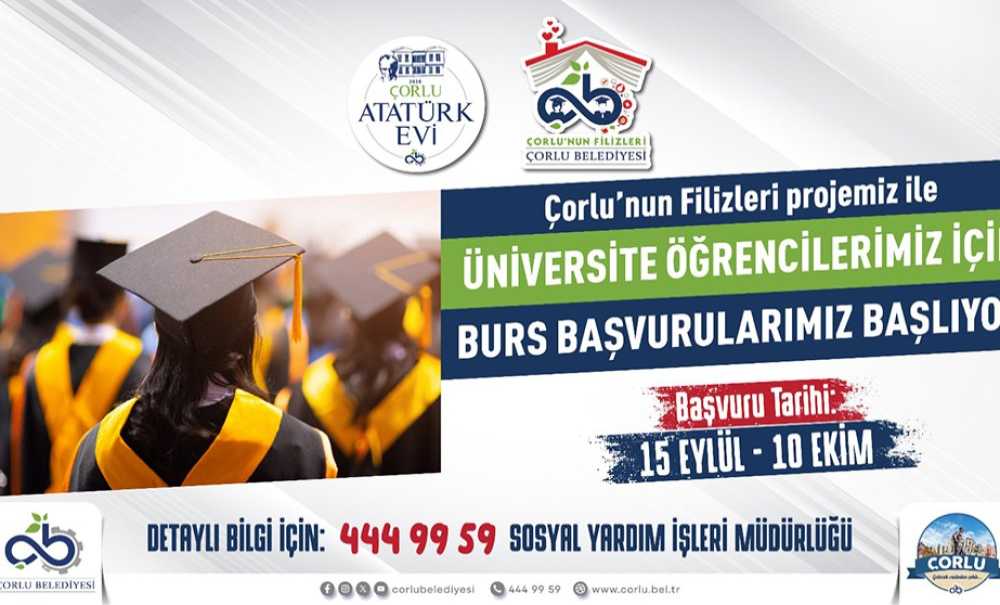 Çorlu Belediyesi'nden Karşılıksız 4,5 Milyon Tl Burs