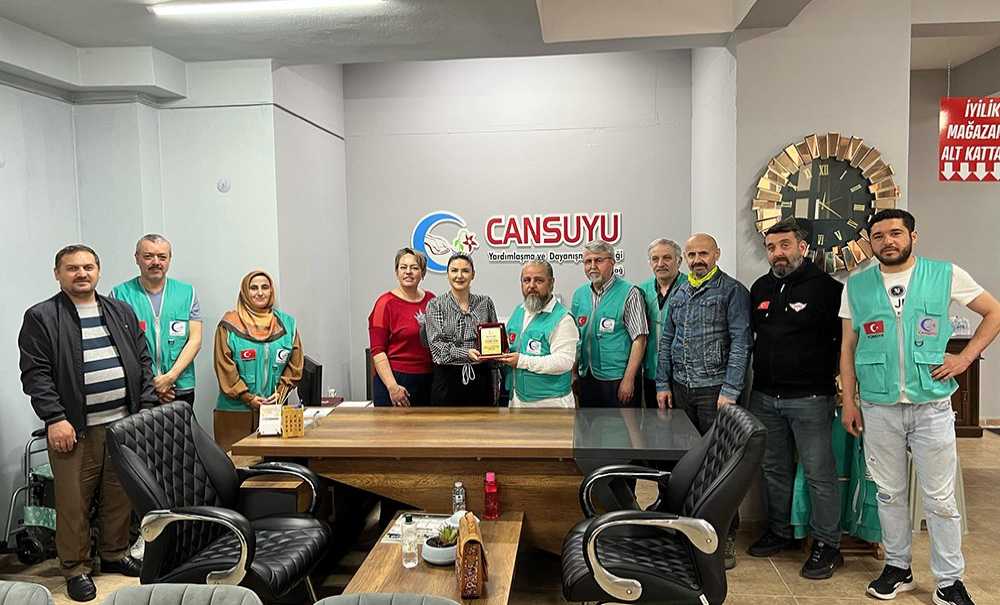 Çorlu Kent Konseyi'nden Cansuyu Derneği'ne Ziyaret