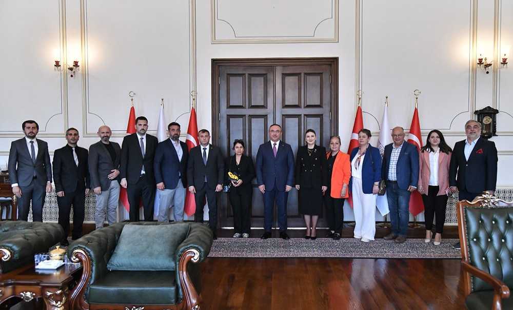 Çorlu Kent Konseyi'nden Vali Soytürk'e Ziyaret