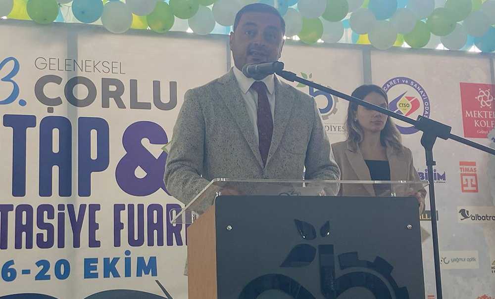 Çorlu Kitap Fuarı Açıldı