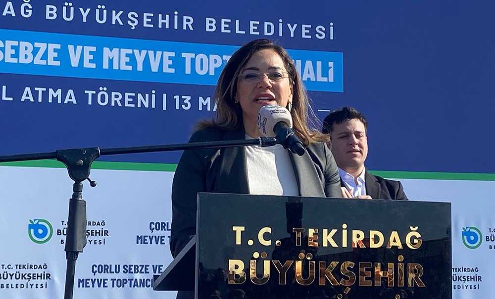 Çorlu Sebze Hali İçin Temel Atma Töreni