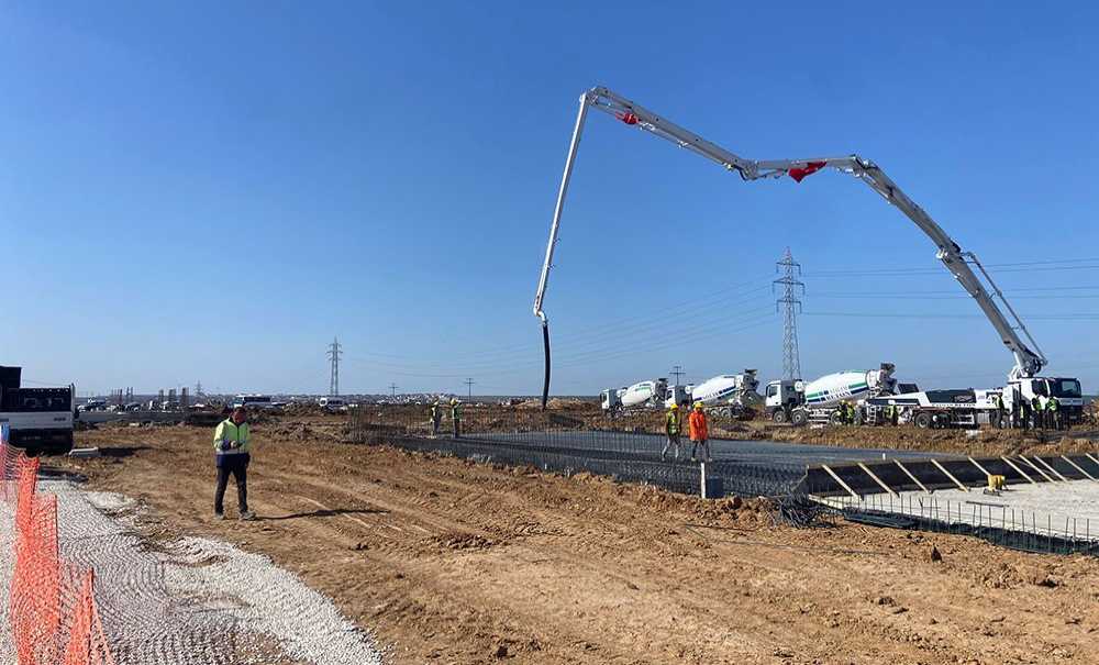 Çorlu Sebze Hali İçin Temel Atma Töreni