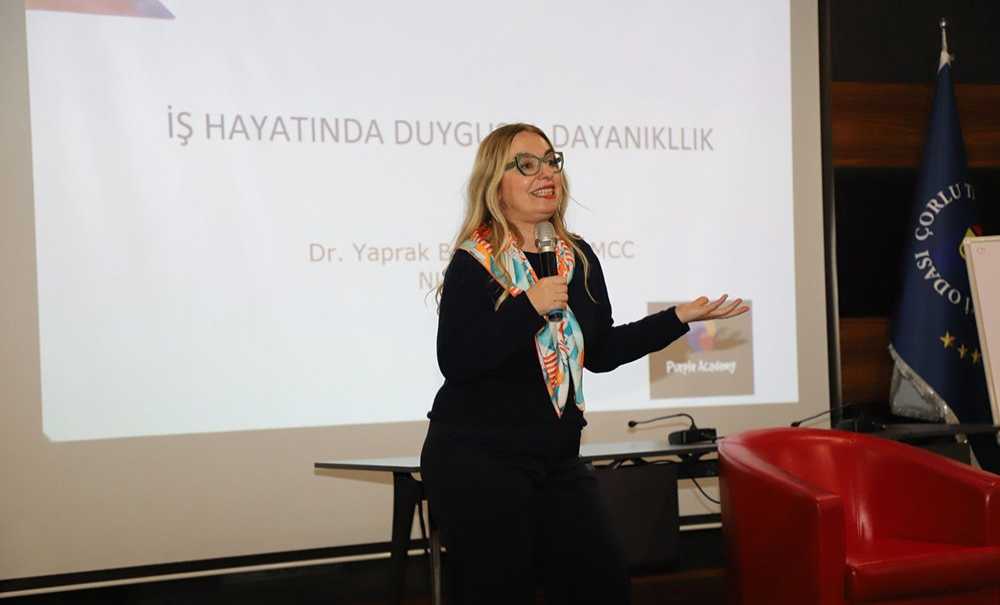 Çorlu Tso'da “İş Hayatında Duygusal Dayanıklılık” Eğitimi