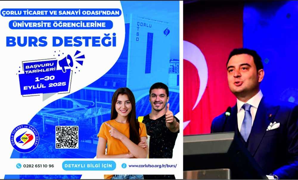 Çorlu Tso'dan Üni̇versi̇te Öğrenci̇leri̇ne Burs