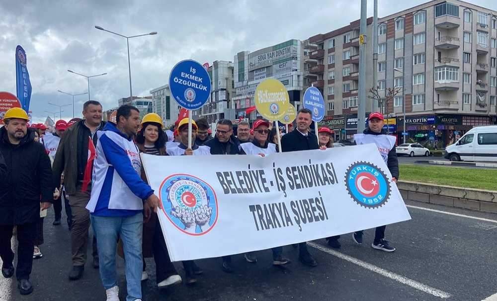 Çorlu'da 1 Mayıs Coşkuyla Kutlandı