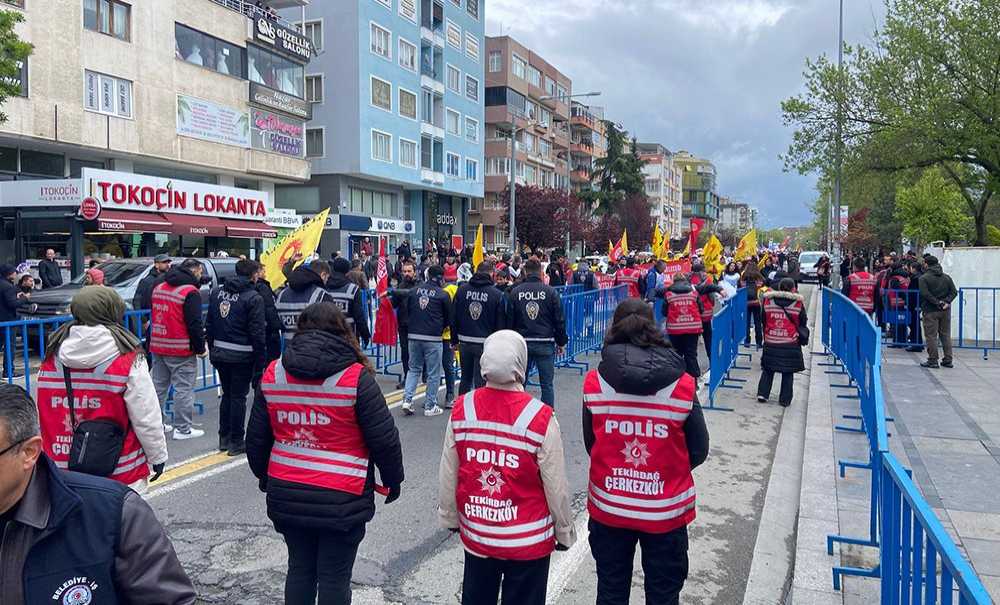 Çorlu'da 1 Mayıs Coşkuyla Kutlandı