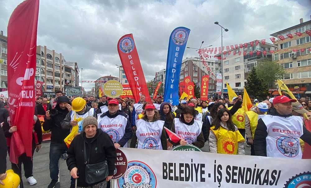 Çorlu'da 1 Mayıs Coşkuyla Kutlandı