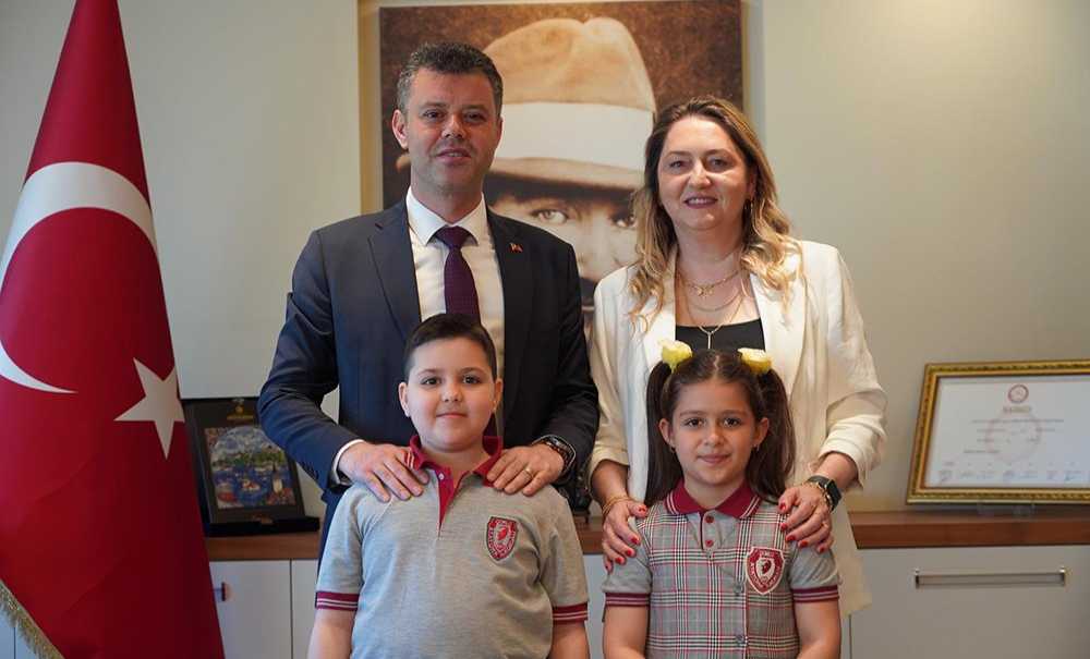 Çorlu'da Başkanlık Makamı İrem Ve Kerem'e Emanet