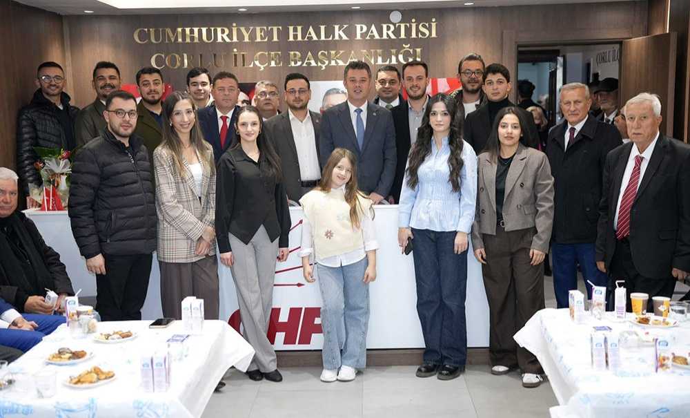 Çorlu'da Bayramlaşma Töreni Düzenlendi