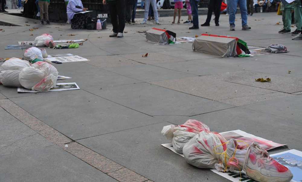 Çorlu'da Filistin İçin Bir Araya Gelindi