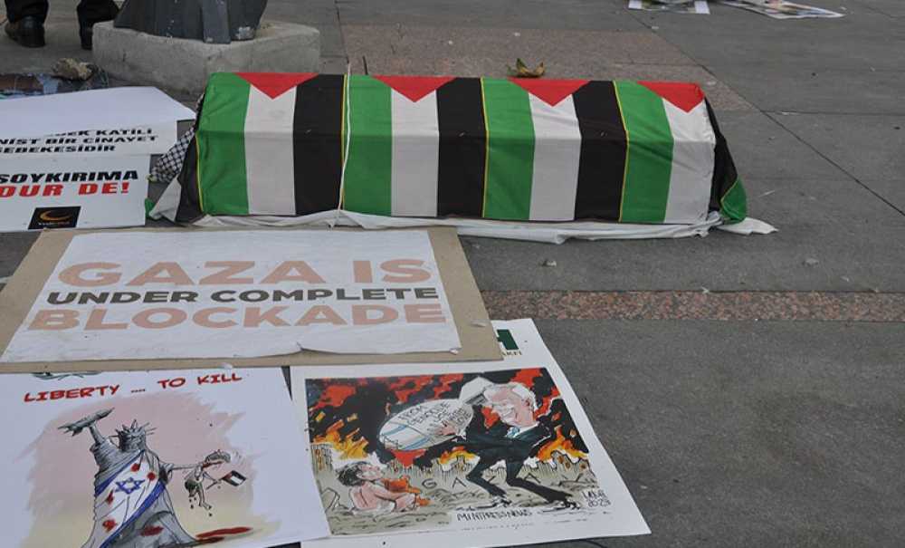 Çorlu'da Filistin İçin Bir Araya Gelindi