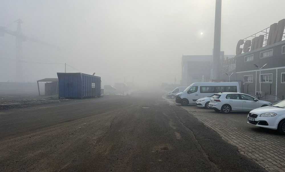 Çorlu'da Hafta Sonu Sis Etkili Oldu
