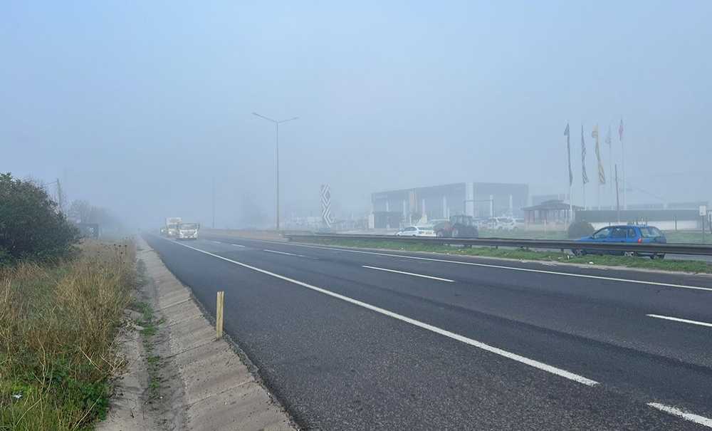 Çorlu'da Hafta Sonu Sis Etkili Oldu