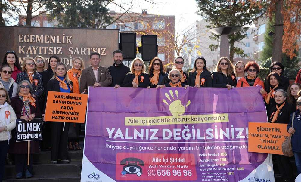 Çorlu'da Kadına Şiddete ‘Dur' Denildi