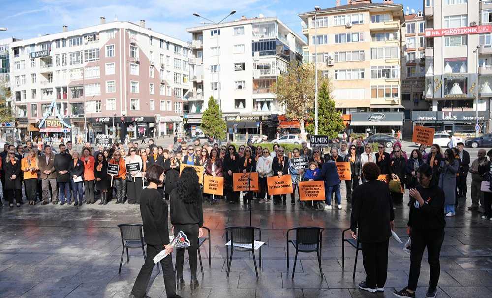Çorlu'da Kadına Şiddete ‘Dur' Denildi
