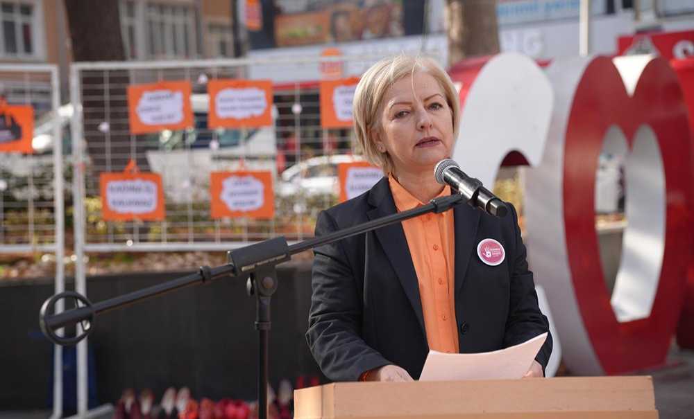 Çorlu'da Kadına Şiddete ‘Dur' Denildi