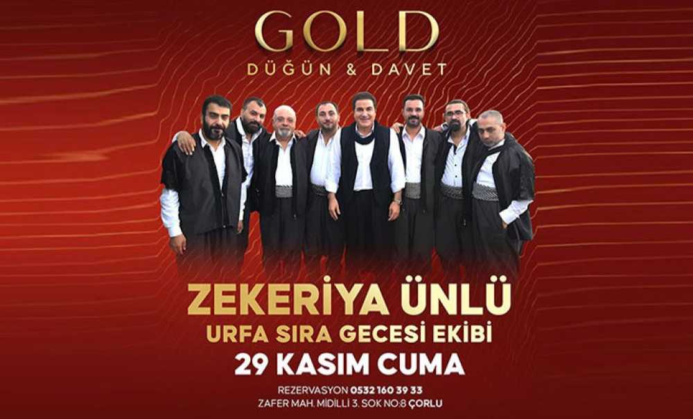 Çorlu'da Zekeriya Ünlü İle Unutulmaz Sıra Gecesi