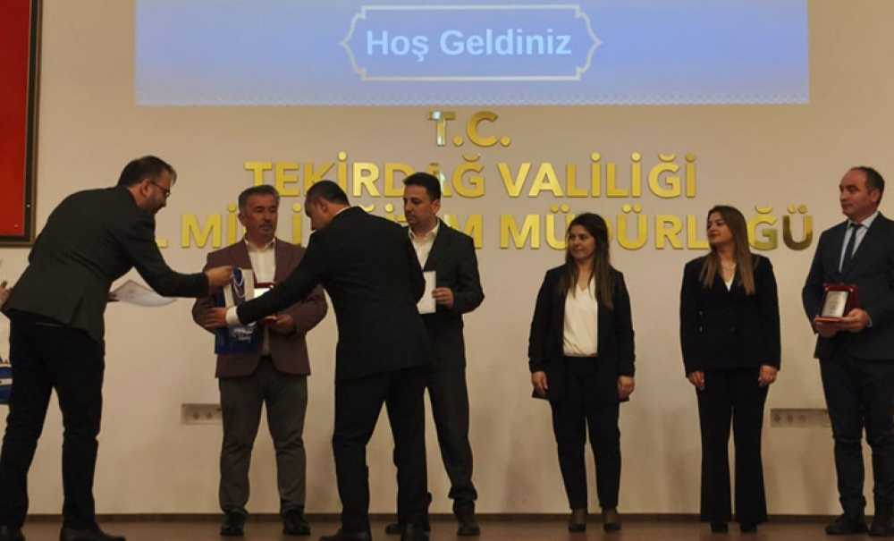 Çorlu'daki Okullar Ödüllendirildi