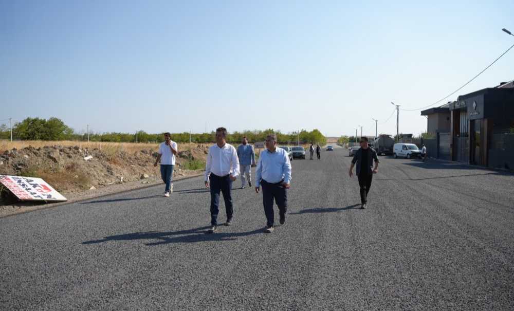Çorlu'daki Yol Ve Altyapı Çalışmalarını İncelediler