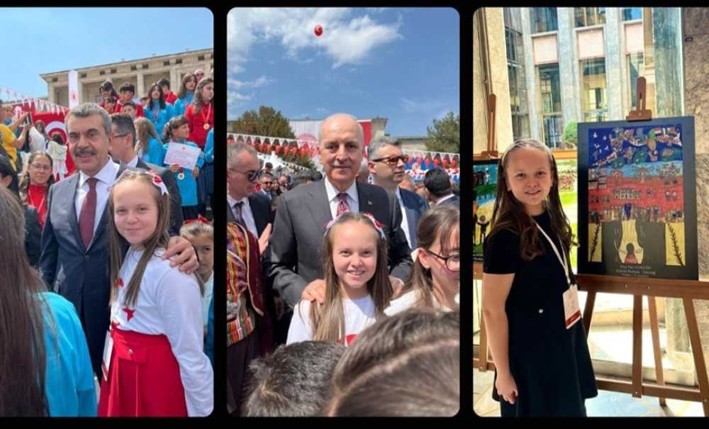 Çorlulu Öğrenci Açıkgöz, Ödülünü Ankara'da Aldı