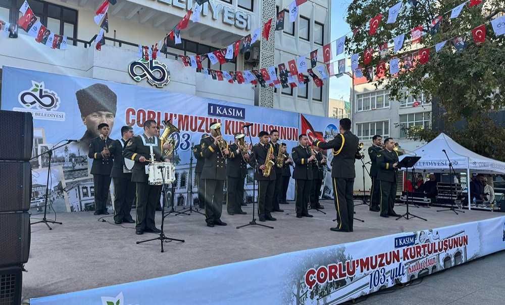 Çorlu'nun Kurtuluşu Coşkuyla Kutlandı