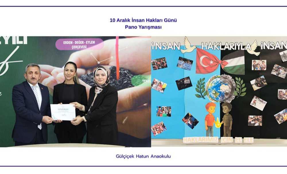 Dereceye Girenlere Ödülleri Verildi