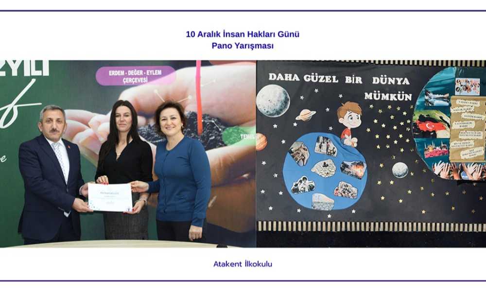 Dereceye Girenlere Ödülleri Verildi