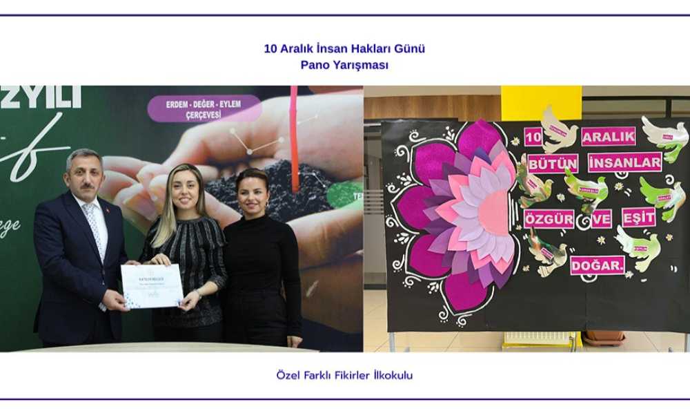 Dereceye Girenlere Ödülleri Verildi