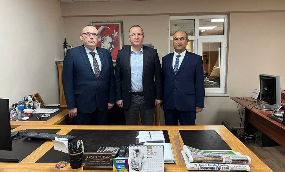 Emekli Uzman Erbaşlar Derneği'nden Avrupa Yakası Gazetesi'ne Ziyaret