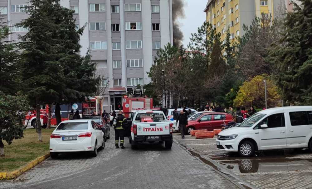 Emlak Konutlarında Korkutan Yangın
