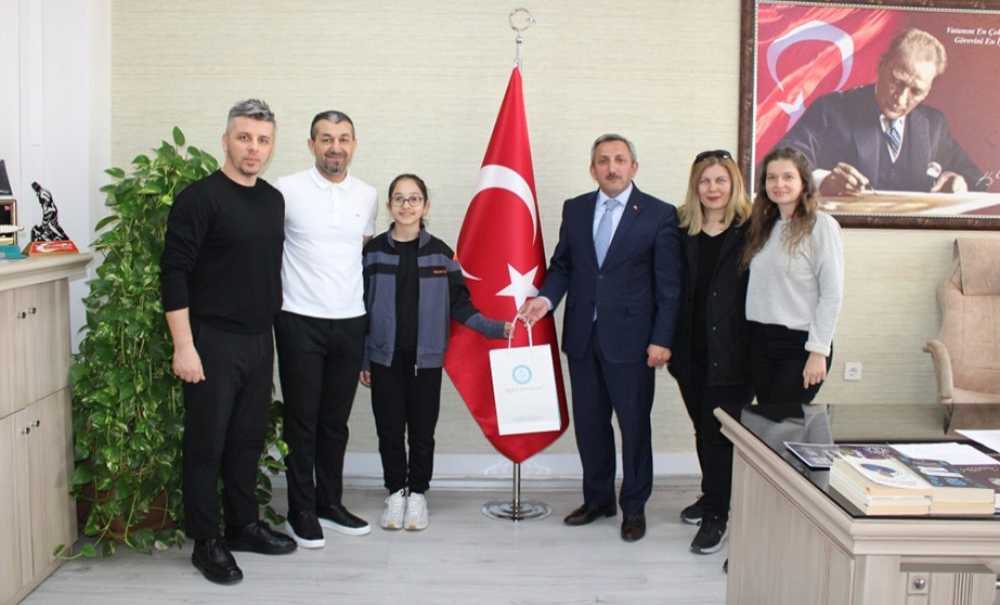 Erdoğan, Dereceye Giren Öğrenciyi Kabul Etti