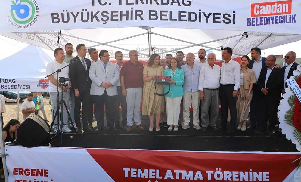 Ergene İtfai̇ye İstasyonu'nun Temeli̇ Atildi