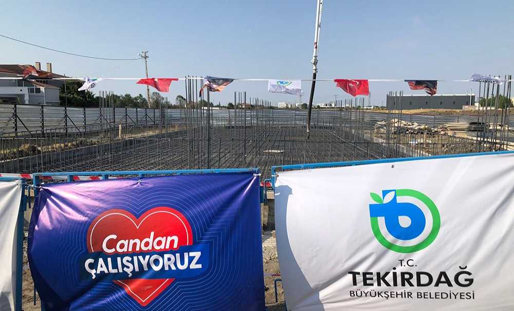 Ergene İtfai̇ye İstasyonu'nun Temeli̇ Atildi