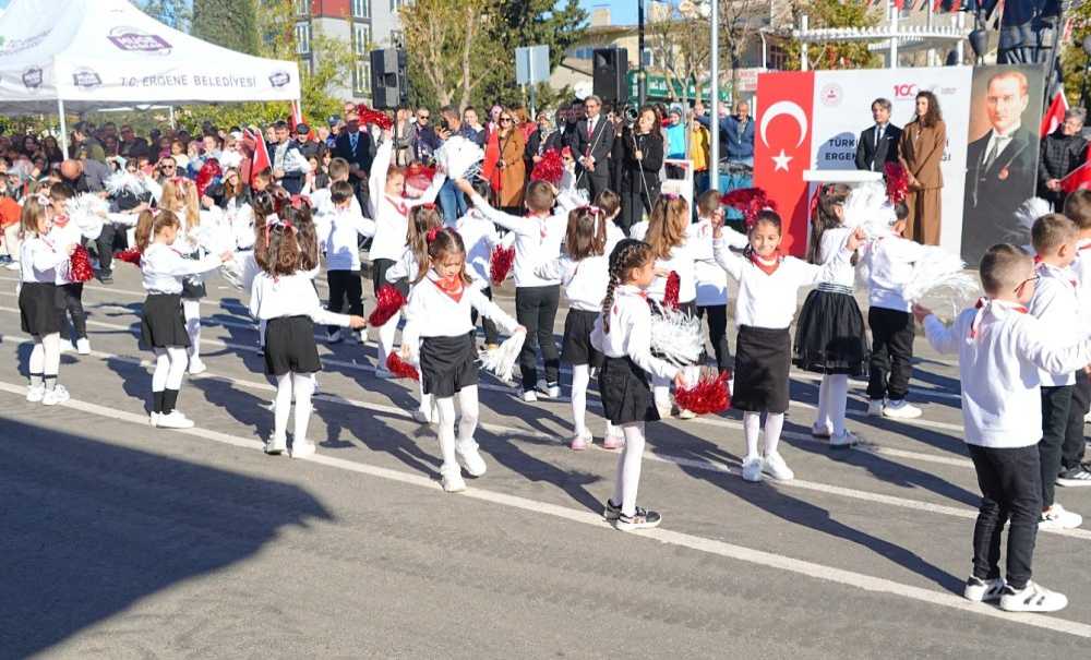 Ergene'de 102. Yıl Coşkuyla Kutlandı