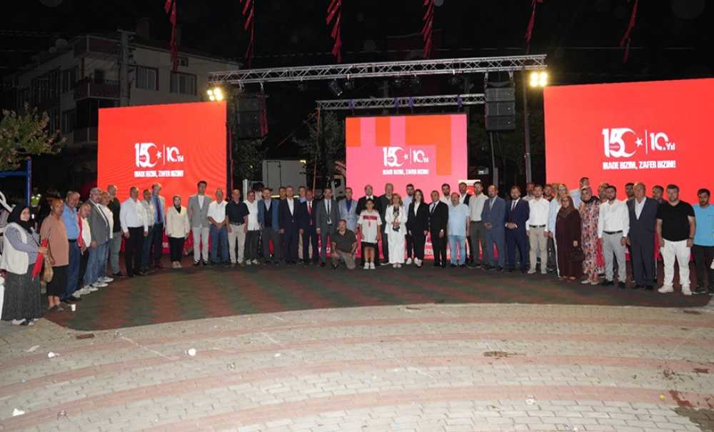 Ergene'de 15 Temmuz Şehitleri Anıldı