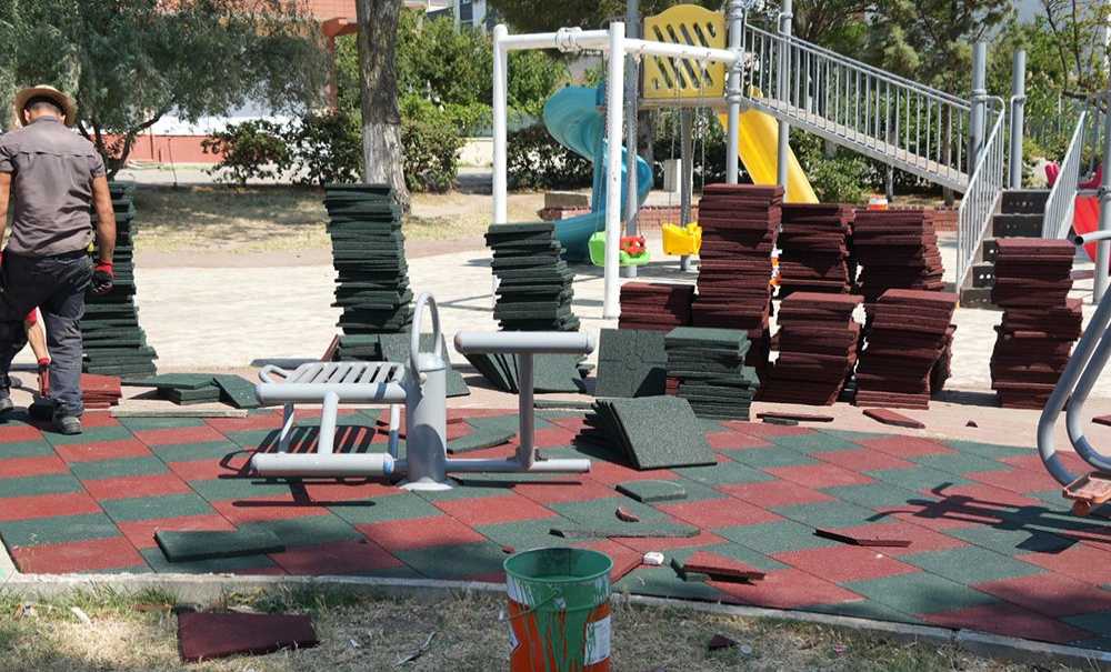 Ergene'de Parklar Yenileniyor